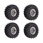 Pneus e Rodas RC 12mm para Monster Truck - 120mm, 125mm e 130mm (4 peças)