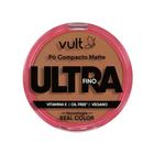 Pó Compacto Facial Matte Ultra Fino Cor 09 V480 Make Vult 9g