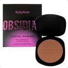 Pó Compacto Ruby Rose Obsidian Crystal Powder Pc18 9,6G