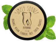 Pó de dente Simply Sooney Organic Vegan Peppermint 6m