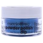 Pó de unhas Cuccio Pro Powder Polish Deep Blue 15mL para mulheres