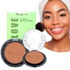 Pó Facial Compacto Matte Vegano Maquiagem Max Love