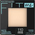 Pó facial Maybelline Fit Me Matte + Porcelain