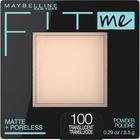 Pó facial Maybelline Fit Me Matte + Porless Translucent