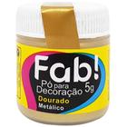 Pó para Decoração Metálico 5g Dourado Fab