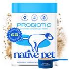 Pó probiótico Native Pet para cães digestivo 232g 6B CFU