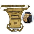 Pochete de Perna Bolsa Cartucheira Tática Camuflada Reforçada Motoqueiro Militar Multiuso Bag Trilha Camping Bornal Masculina