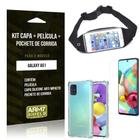 Pochete Galaxy A51 Pochete Capa Anti Shock Película Vidro