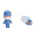 Pocoyo Boneco De Vinil + Mascara Infantil - Cardoso Toys