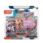 Pokemon Blister Triplo Escarlate e Violeta Fenda Paradoxal Jogo de Cartas Copag