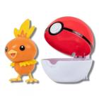 Boneco Pokemon Vulpix e Pokebola - 2606 sunny brinquedos em
