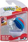 Pokemon Clipe Pokebola - Alolan Vulpix + Grande Bola - Sunny