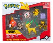 Pokémon - Conjunto Com 8 Figuras Pacote Batalha - Sunny 2614