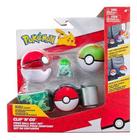 Pokémon kit Cinto Clip + Pokebola + Ultraball Com Bulbasaur - Sunny