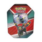 Pokémon Lata Heróis V Evoluções de Eevee Umbreon Copag Cartas TCG Colecionáveis 4 Boosters 25 Cards