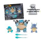 Pokémon Multipack evolução Squirtle, Wartortle e Blastoise