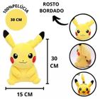 Fantasia Pikachu Pokemon Infantil Unisex Com Capuz