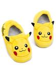 Pokemon Pikachu Chinelos para Meninos e Meninas 3D Personagem Calçado Kid 29 Eu Amarelo