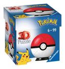 Pokémon Pokeball Ravensburger - Bola de quebra-cabeça 3D para crianças a partir de 6 anos - 54 peças - sem necessidade de cola