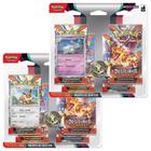 Pokémon TCG: 2 Quad Pack SV3 Obsidiana em Chamas - Eevee e Houndstone