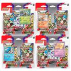 Pokémon TCG: SV1 Escarlate e Violeta 2 Quad Pack - Arcanine e Dondozo + 2 Triple Pack - Spidops e Espathra
