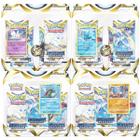 Kit Cartas Pokémon EE2 Blister Quadruplo 4 Pacotes + 1 Carta +