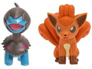Pokémon Vulpix e Larvitar Sunny Brinquedos - 2 Peças
