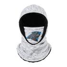 Polaina com capuz FOCO Carolina Panthers NFL Heather Grey