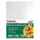 Polaseal para Plastificação Ofício 226x340x0,10mm 100un