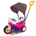 Triciclo Infantil com Empurrador - Triciclo Baby City - Rosa - Maral -  superlegalbrinquedos