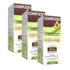 Polivitaminico Vitaminas Complexo B Sabor Framboesa 3 X 30mL