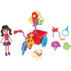 Boneca com Bicicleta Paty Bike Pet Pica Pau - Brinkpell