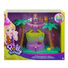 Polly Pocket Unicorn Party Large Compact Playset com Micro Polly & Lila  Dolls, mais de 25 surpresas para descobrir e divertir áreas de jogo da  festa da princesa: Bouncy House, Castle, Swings