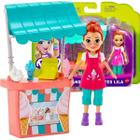 Polly Pocket Mini Boneca Lila + Barraca de Sorvete + Acessórios - Mattel GWD84