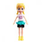 Polly Pocket - Polly Saia Verde e Preta - Mattel