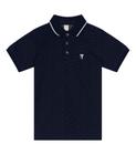 Polo Infantil Masculina Em Cotton Trick Nick Azul