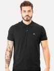 Polo Lacoste Masculina Malha Regular Fit Light Pima Cotton Preta