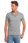 Polo Masculina Meia Malha Polo Wear Mescla Claro