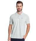 Polo Masculina Triângulos Piquet Diametro Azul