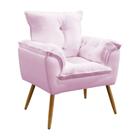 Poltrona Beta / Z-021 Sued Rosa Bebê