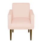 Poltrona Cadeira Decorativa Confortável Para Sala Quarto Decoração Nina Glamour