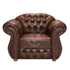 Poltrona Chesterfield Merlô Via Encanto Marrom