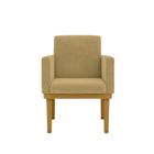 Poltrona Decorativa Base + Reforçada Rosa Balaqui Decor