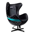 Poltrona Decorativa Egg Chair nº 44 Hamilton Preta G53 - Gran Belo