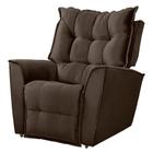 Poltrona do Papai Reclinável King Veludo Speciale Home