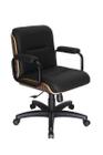 Poltrona Eames Diretor Linha Capa em Madeira Preto - Design Office