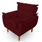 Poltrona Opala Premium para Sala e Quarto Suede - LH Decor