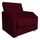 Poltrona Raquel Plus Size Bordo - MOVEIS AGUIAS