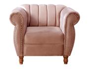 Poltrona Realeza Cadeira Chesterfield Decoração Vintage Retrô