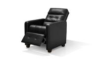 Poltrona Reclinável Para Jogadores Gamer Cadeira De Estudo Leitura Posição Relax P/ Descanso Repouso Móveis Decoração Moderna Em Tecido Sintético BMD
